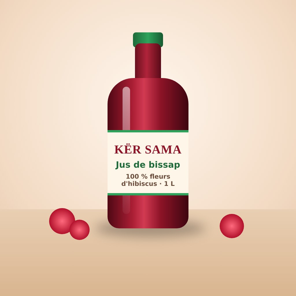 Jus de bissap Kër Sama 1 L
